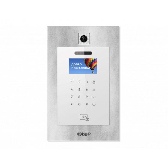 Вызывная панель IP-домофона BAS-IP AA-11BV Silver гибрид