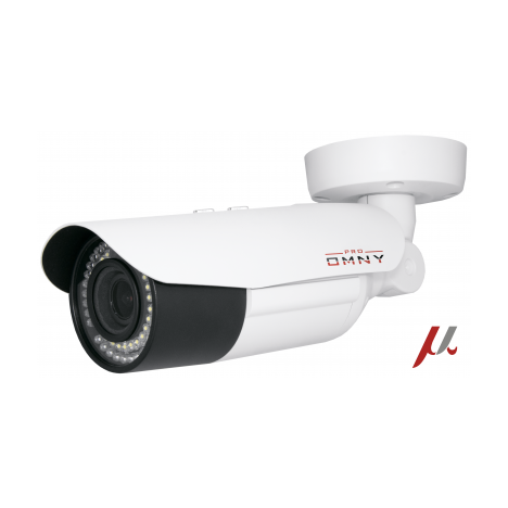 Проектная IP камера OMNY M54E 2812 уличная OMNY PRO серии Мира. 4Мп/25кс, H.265, управл. IR, моториз.объектив 2.8-12мм, PoE, EasyMic