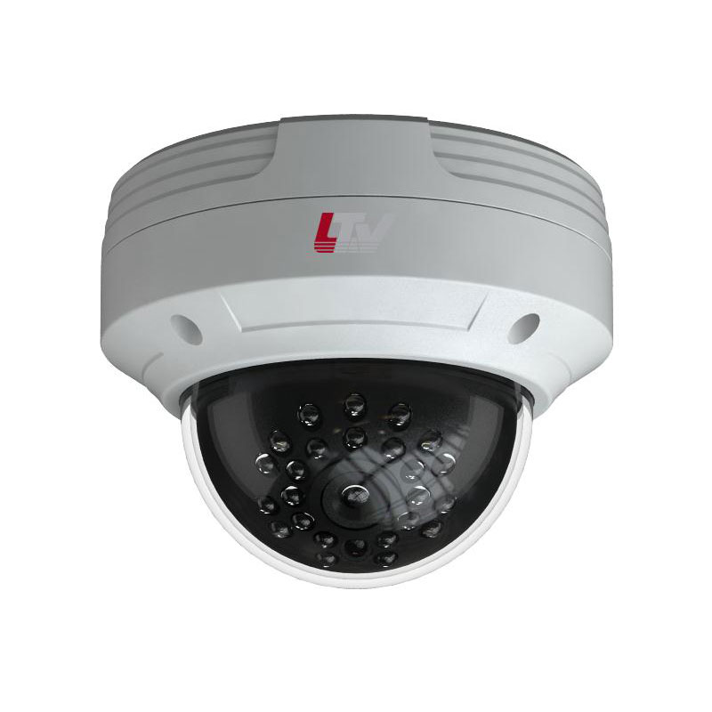 Купольная IP-камера LTV CNE-840 41, 4Мп, 1/3 CMOS, 2.8мм, ИК-подсветка до 20м, IP66, PoE, H.265