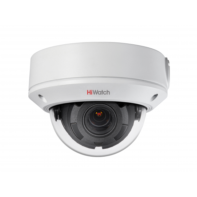Уличная купольная IP-камера DS-I458 (2.8-12mm), 4Мп, вариообъектив 2.8-12мм, ИК до 30м, WDR 120дБ, microSD до 128Гб, DC12В/PoE, IP67, IK10