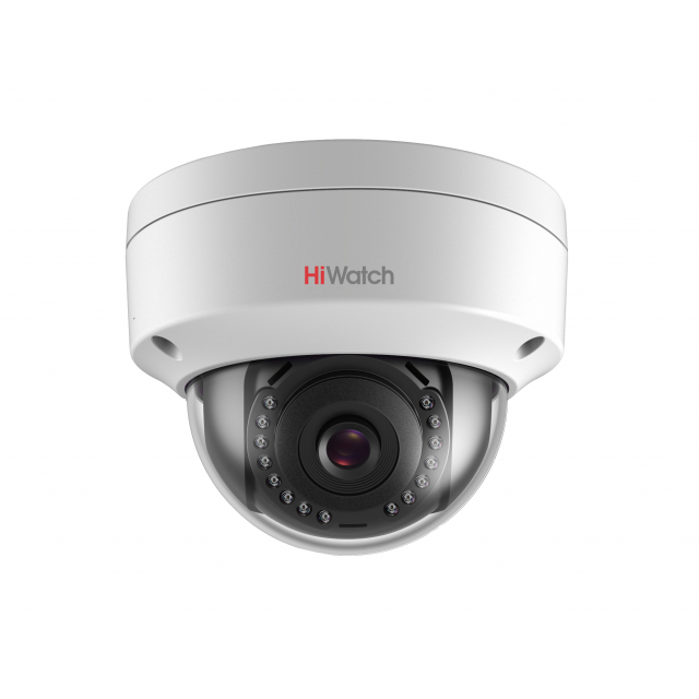 Уличная купольная IP-камера DS-I402(B) (2.8mm), 4Мп, фикс. объектив 2.8мм, EXIR-подсветка до 30м, DWDR, DC12В/PoE, IP67, IK10