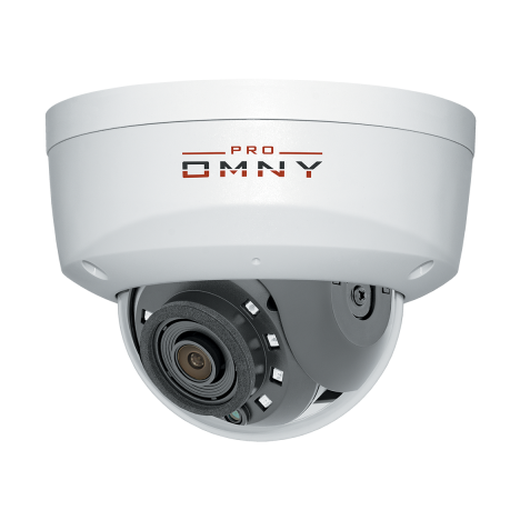 IP камера OMNY A15F 28 антивандальная купольная OMNY PRO серии Альфа, 5Мп c ИК подсветкой, 12В/PoE 802.3af, встр.микр/EasyMic, microSD, 2.8мм