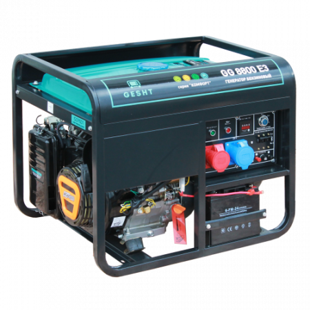 Бензогенератор GESHT GG8800E3