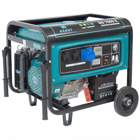 Бензогенератор GESHT GG7000E