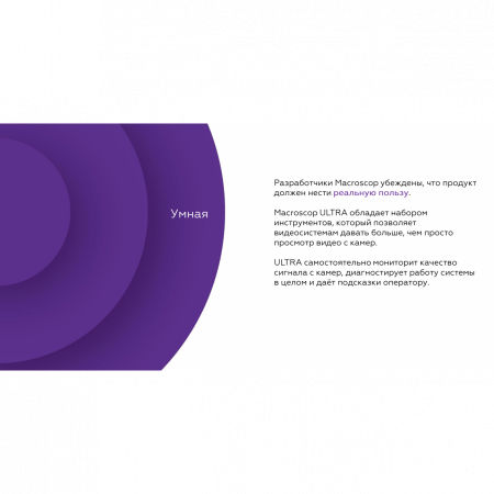 Программное обеспечение MACROSCOP ULTRA, лицензия на работу с 1-й IP камерой