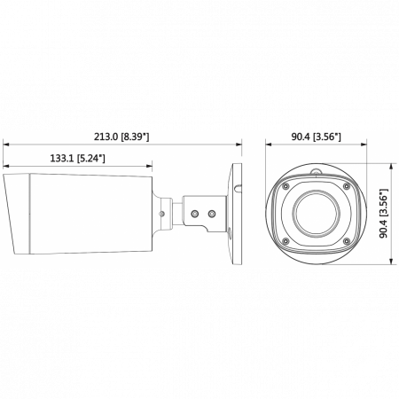 IP камера Dahua DH-IPC-HFW2421RP-VFS-IRE6 уличная 4 Мп, WDR 120dB, мотор.объектив 2.7-12мм, ИК до 60 метров, IP67, PoE (после теста)