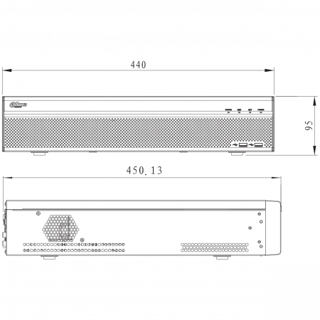 IP Видеорегистратор Dahua DHI-NVR5832-4KS2 до 32 камер, до 12 Мп, 8 HDD до 48 Тб(полный комплект, незначительные следы эксплуатации)