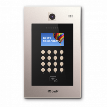 Вызывная панель IP-домофона BAS-IP AA-09B Gold