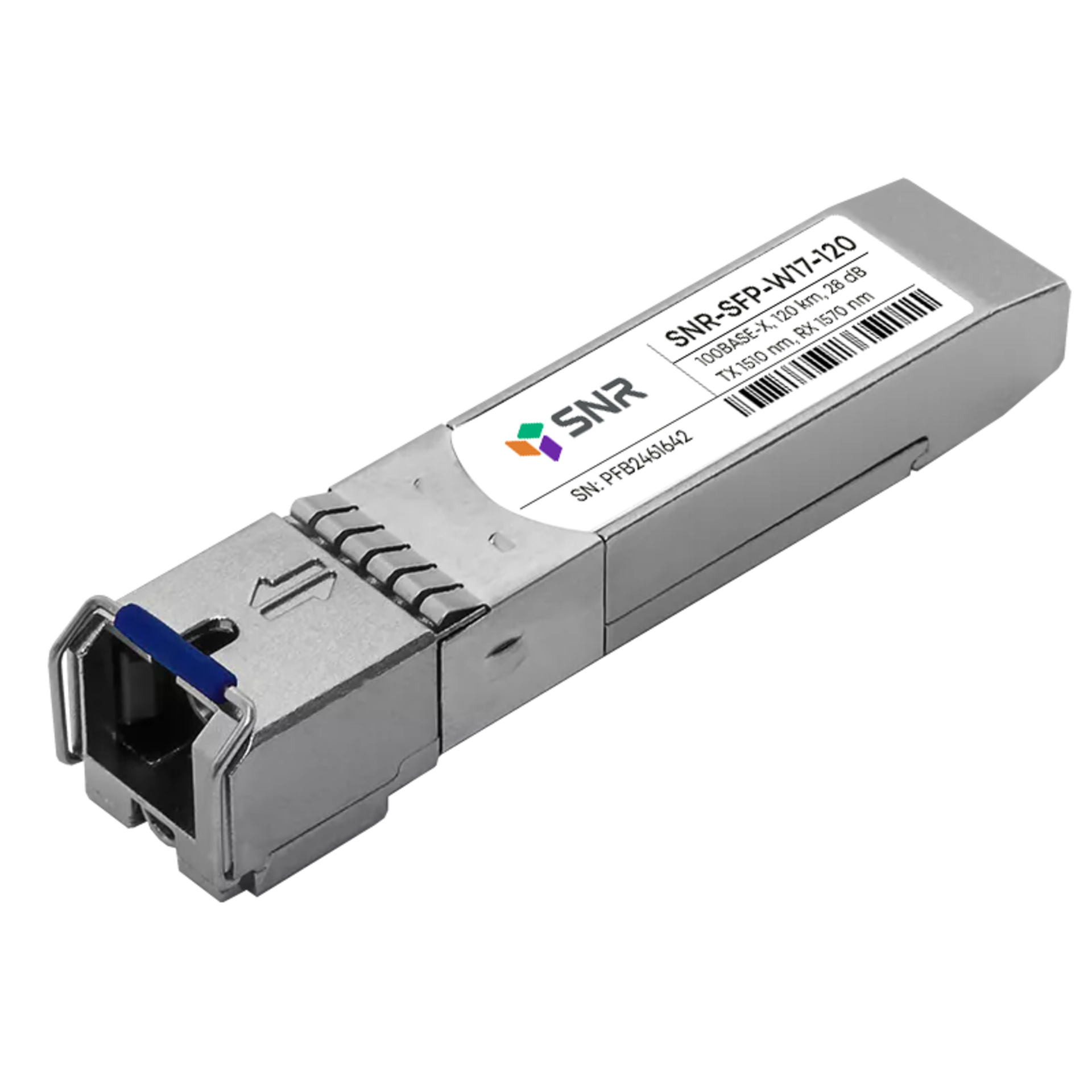 Модуль SFP WDM, дальность до 120км (28dB), 1510нм