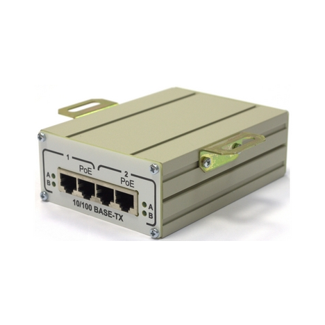 2-портовый инжектор РоЕ 802.3af FSE-2C для питания двух термокожухов TFortis TH