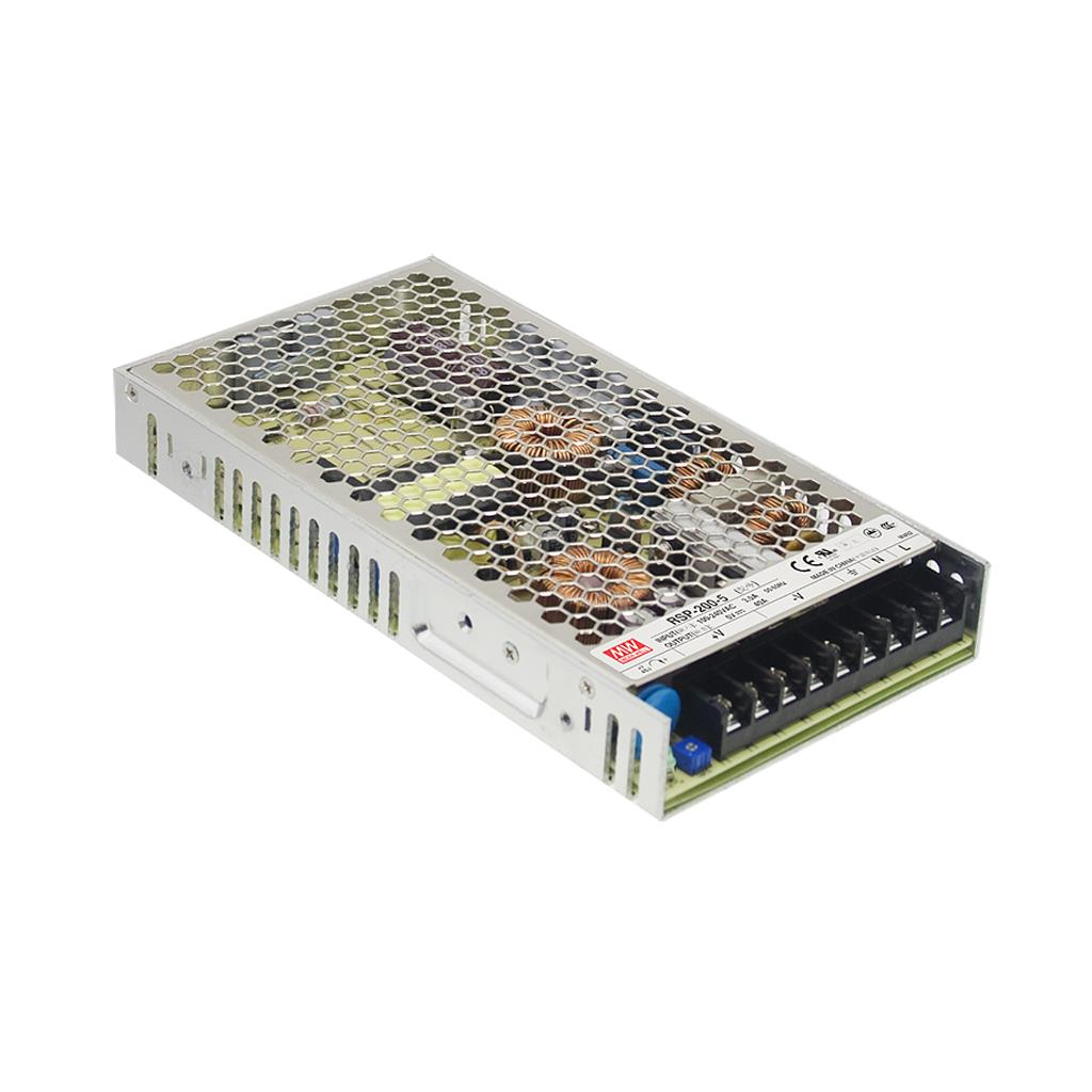 RSP-200-12 Мощный блок питания в защитном кожухе 12В, 16,7А, 200,4Вт Mean Well