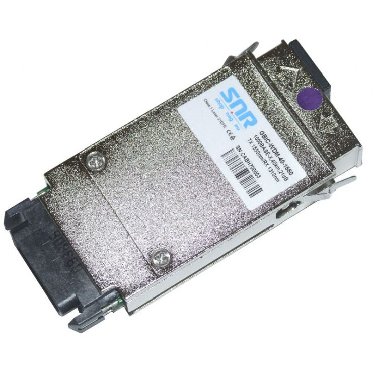 Модуль GBIC WDM, дальность до 40км (20dB), 1550нм