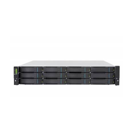 Система хранения данных Infortrend GS1012R2CF-D Gen2 (2xCtrl, до 12xHDD, 2xSAS12G внеш. порт, 4x4GB, 8x1G портов iSCSI)