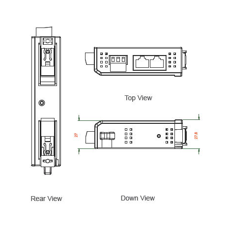 Устройство ввода/вывода, модуль ioLogik E1211 Ethernet 16 DO, MOXA