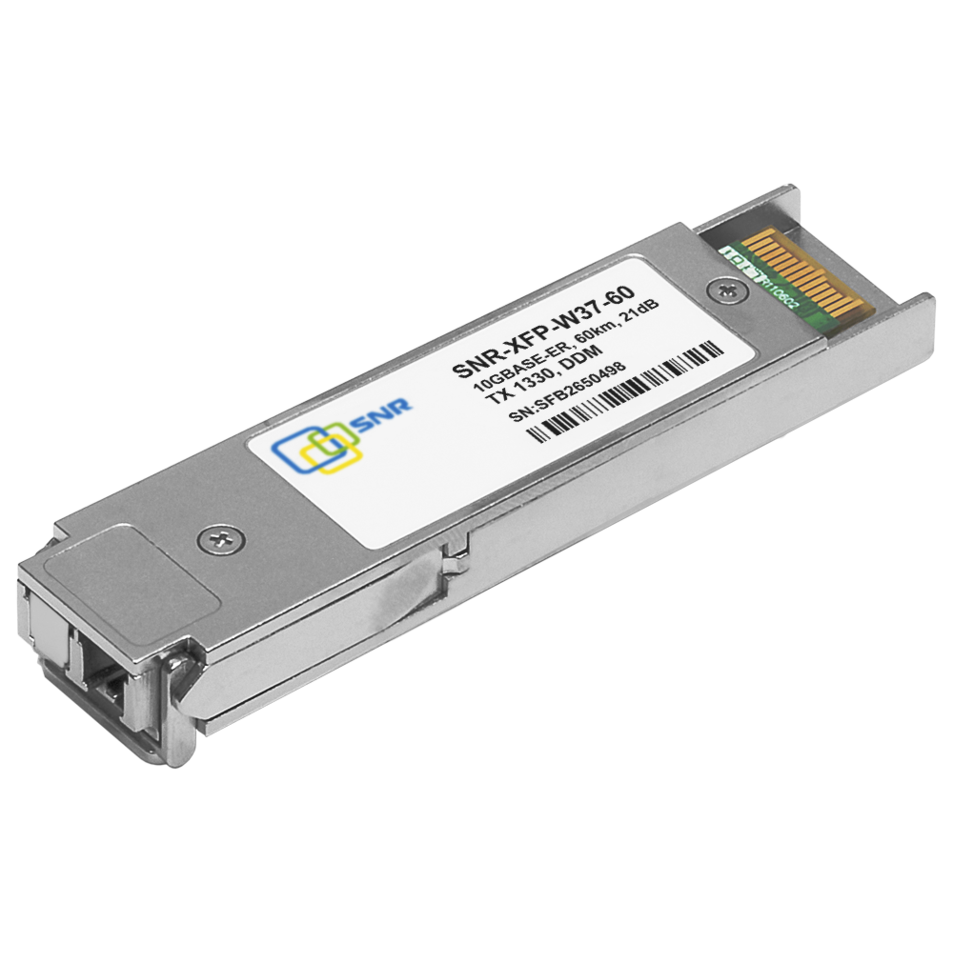 Модуль XFP WDM, дальность до 60км (21dB), 1330нм