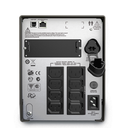Источник бесперебойного питания Smart-UPS, 1.0кВт/1.5кВА, 230В, SMT1500I