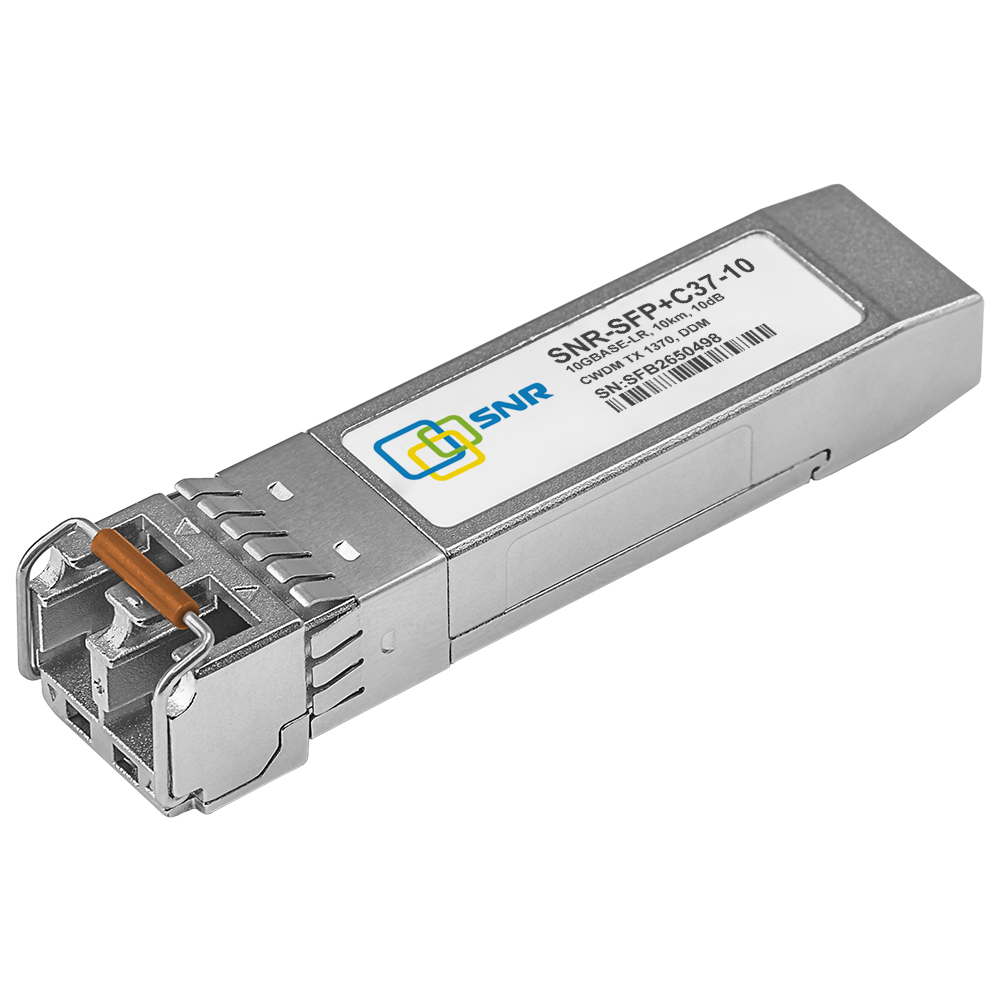 Модуль SFP+ CWDM оптический, дальность до 10км (10dB), 1370нм