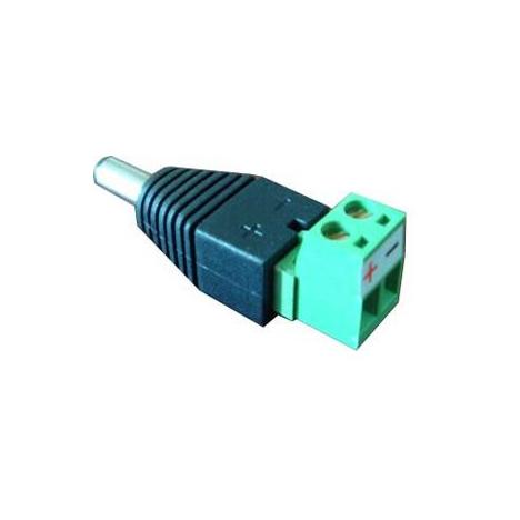 Адаптер питания DC male - клеммник SNR-B-SDCPM