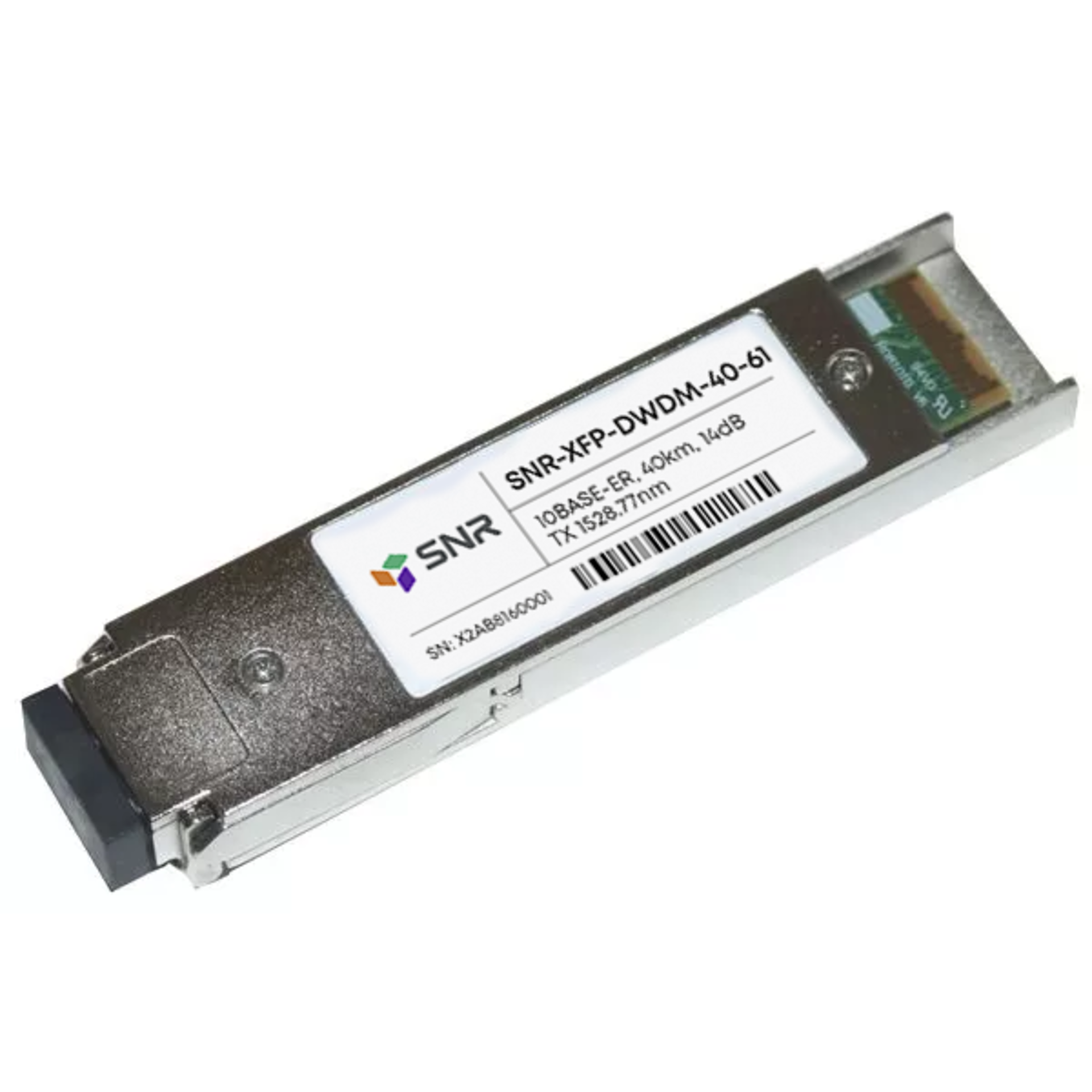 Модуль XFP DWDM оптический, дальность до 40км (15dB), 1528.77нм