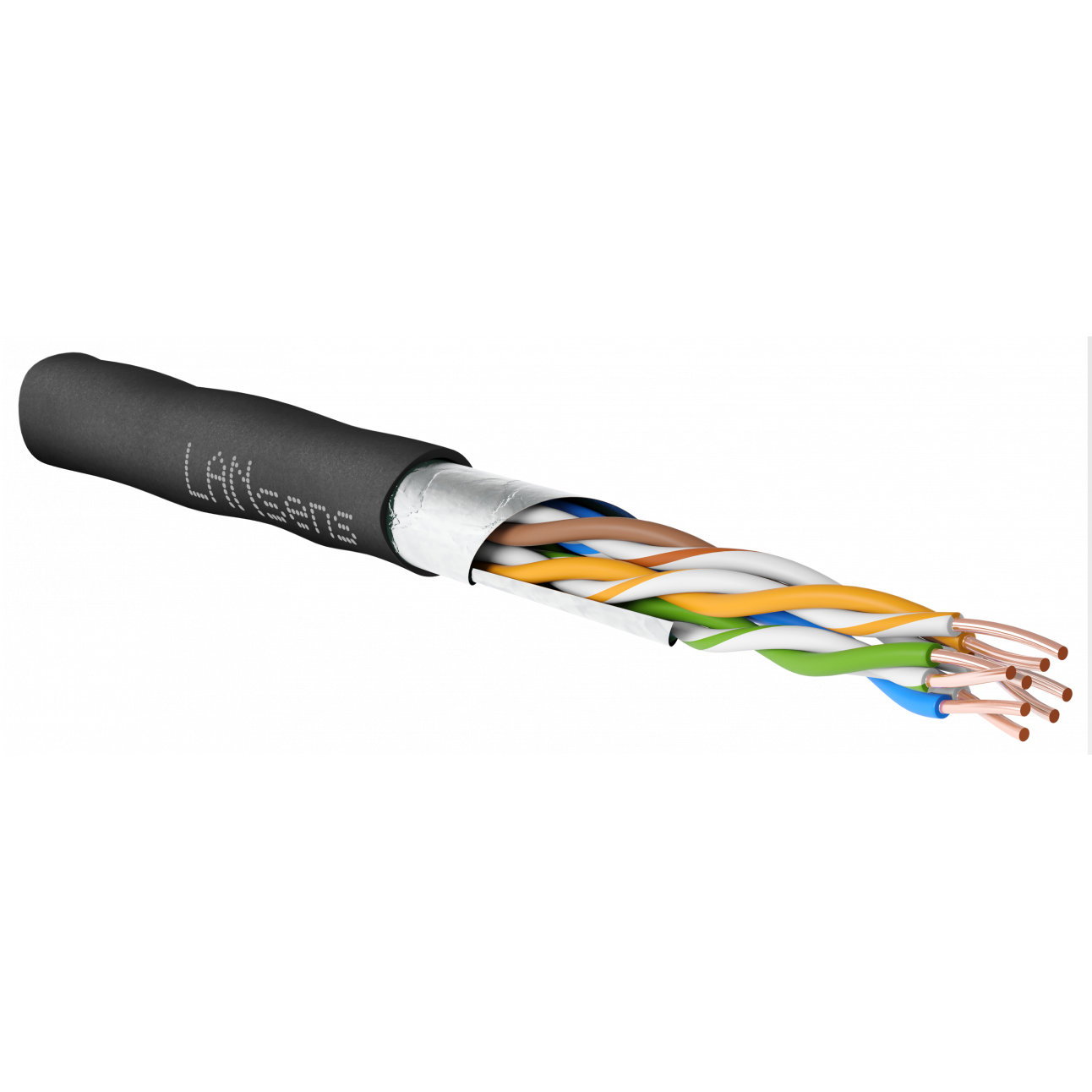 Кабель витая пара LANsens  FTP, 4 пары Cat.5e, PE, outdoor, 305м