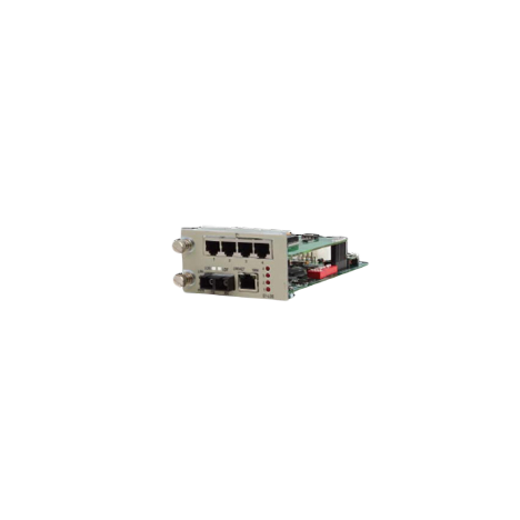 Карта 8xE1, 1xFE, встроенный трансивер для установки в шасси RC001D-1