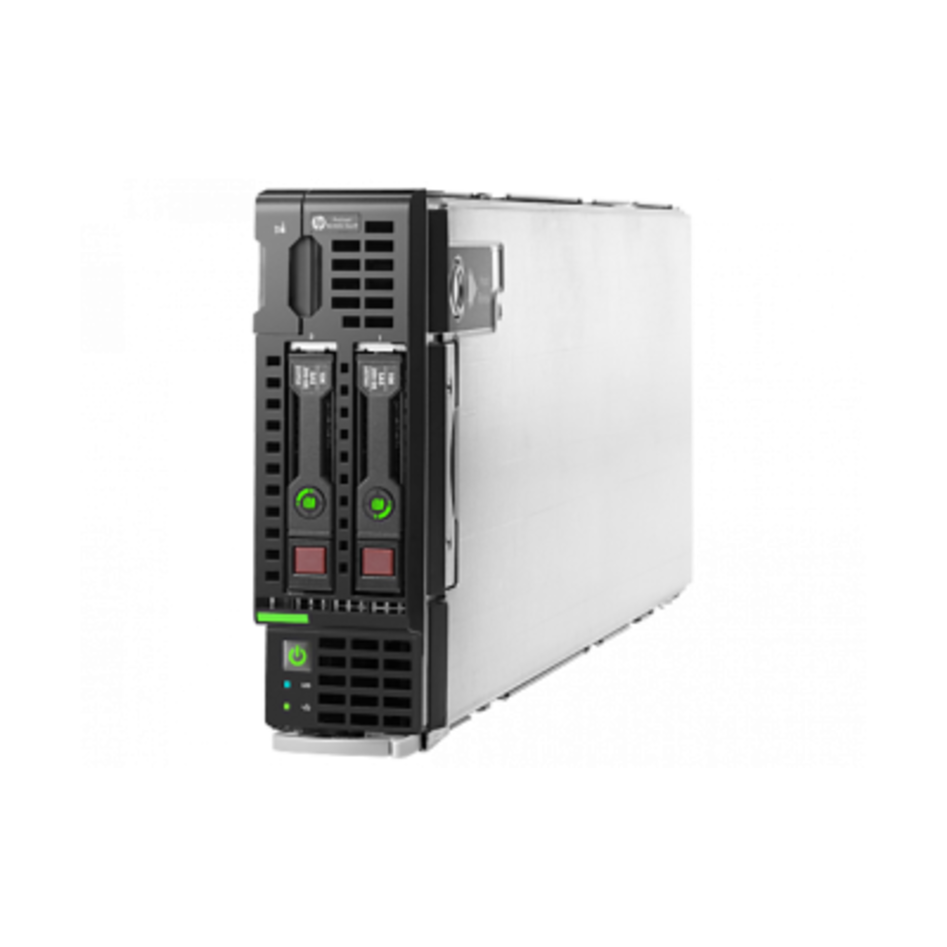 Блейд-сервер BL460c Gen8, 2 процессора Intel 10C E5-2680v2 2.80GHz, 128GB DRAM, P220i/512MB, 2x10Gb 554FLB