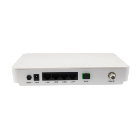 Абонентский терминал ONU GEPON, 4 порта 10/100/1000Base-T, RF совместим с BDCOM