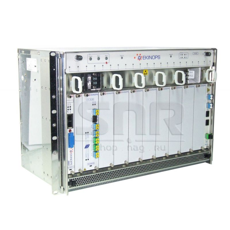 Модульное шасси Ekinops 360 19 7U с двадцатью модульными слотами и платой управления