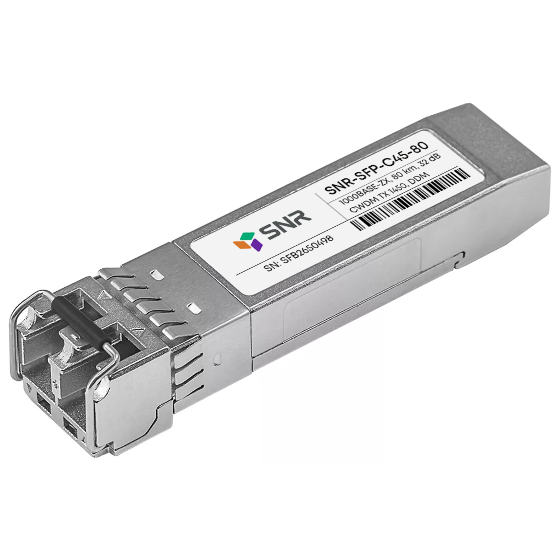 Модуль SFP CWDM оптический, дальность до 80км (32dB), 1450нм