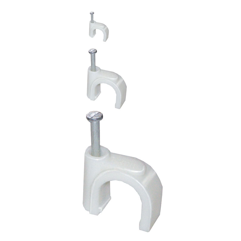 Скоба креп. круглая R4  (уп.100шт) ИЭК USK11-04-100