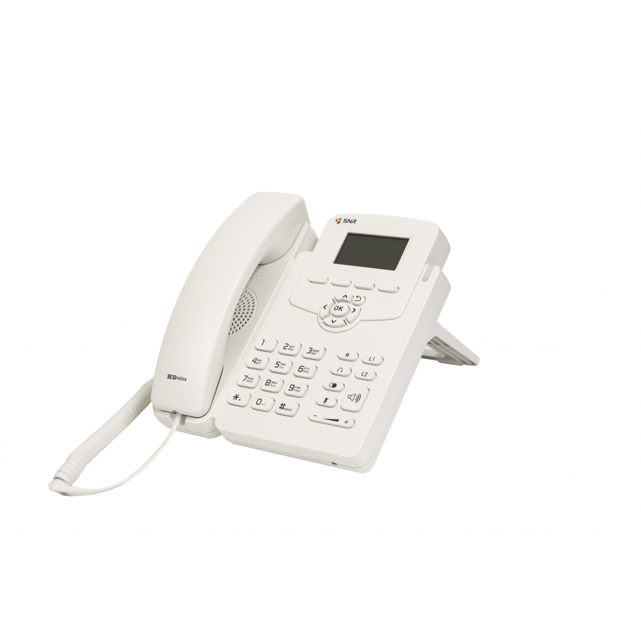 IP-телефон SNR-VP-51 с БП, белый цвет