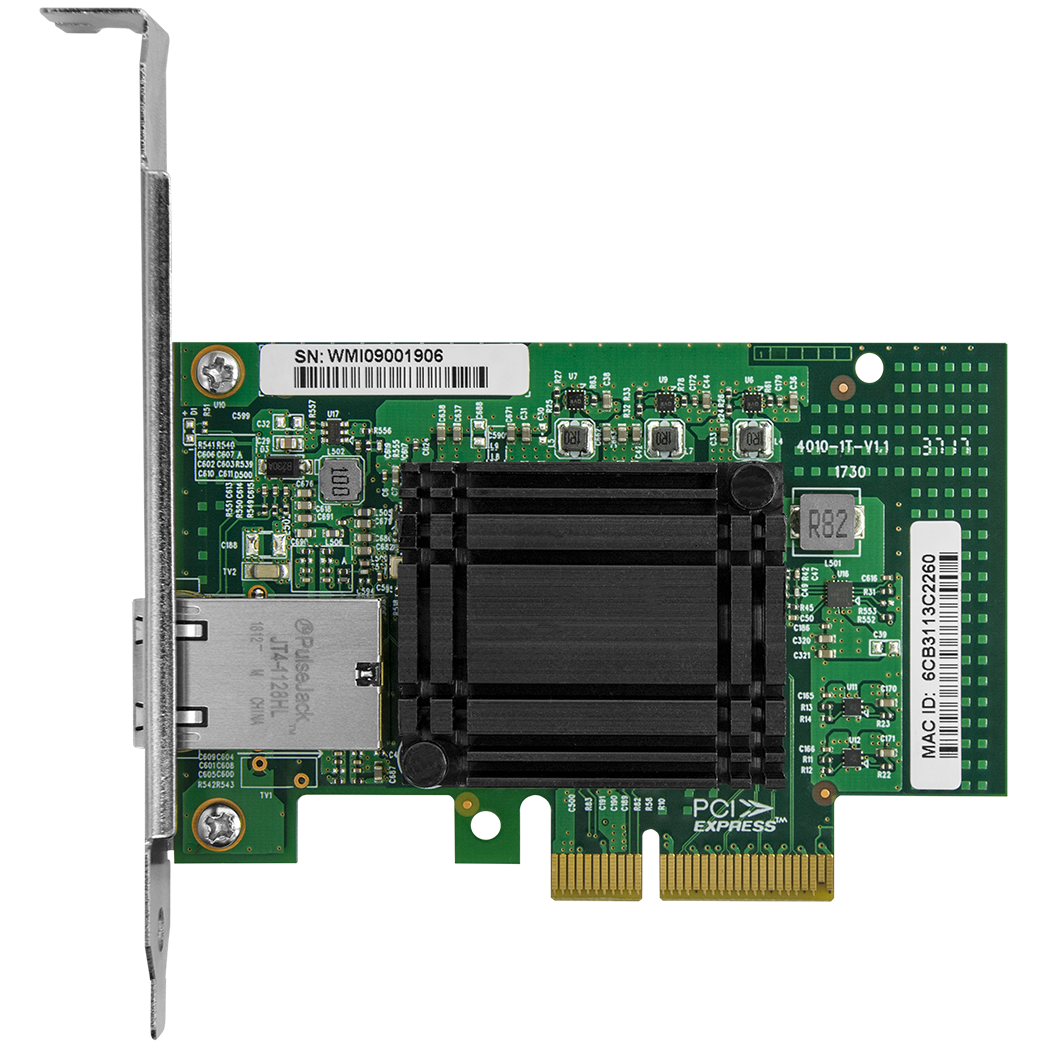 Сетевая карта 1 порт 100/1000/10GBase-T SNR-E1P10GT-T