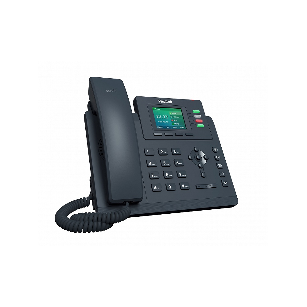 IP-телефон Yealink SIP-T33G, цветной экран, 4 аккаунта, GibE, PoE