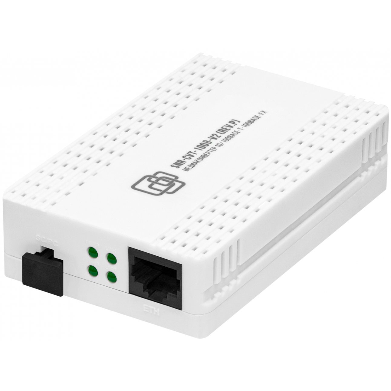 Медиаконвертер 100-Base-T/100Base-FX, Tx/Rx: 1550/1310нм, V2, пластиковый корпус
