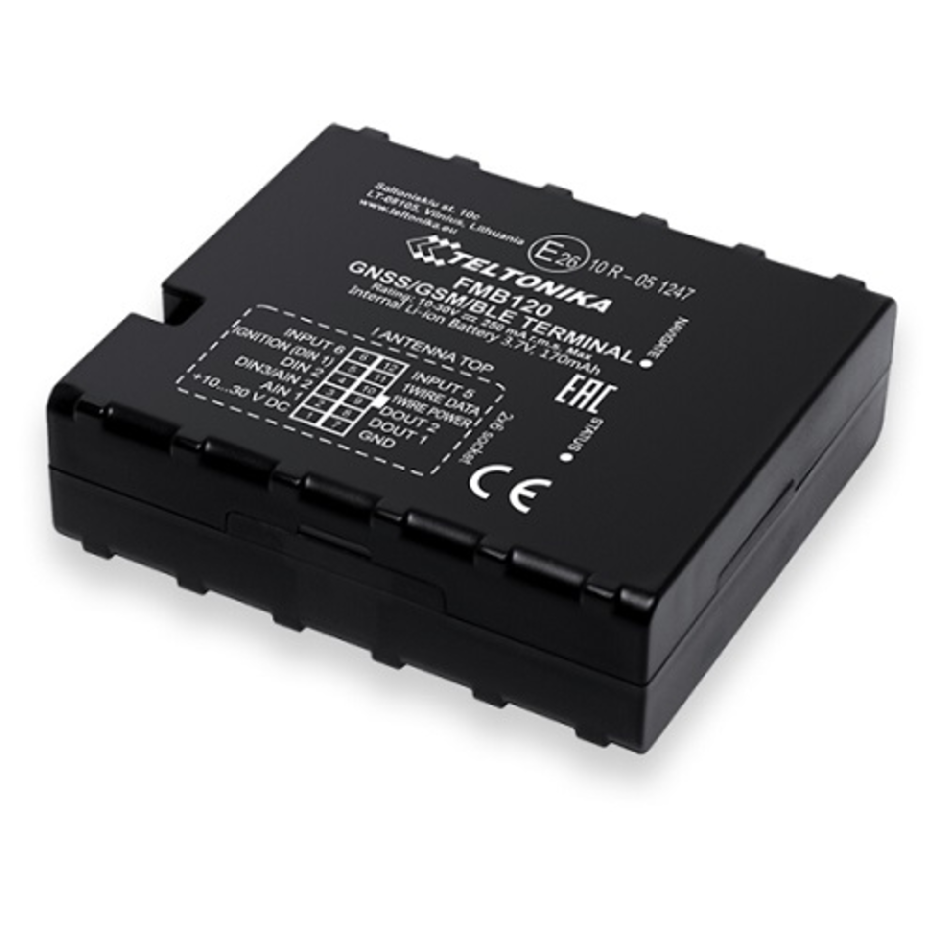 FMB120 GPS контроллер местонахождения и состояния транспорта