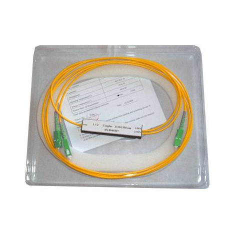 Делитель оптический корпусный single window 1х2 (1550nm) SC/APC in - SC/UPC out