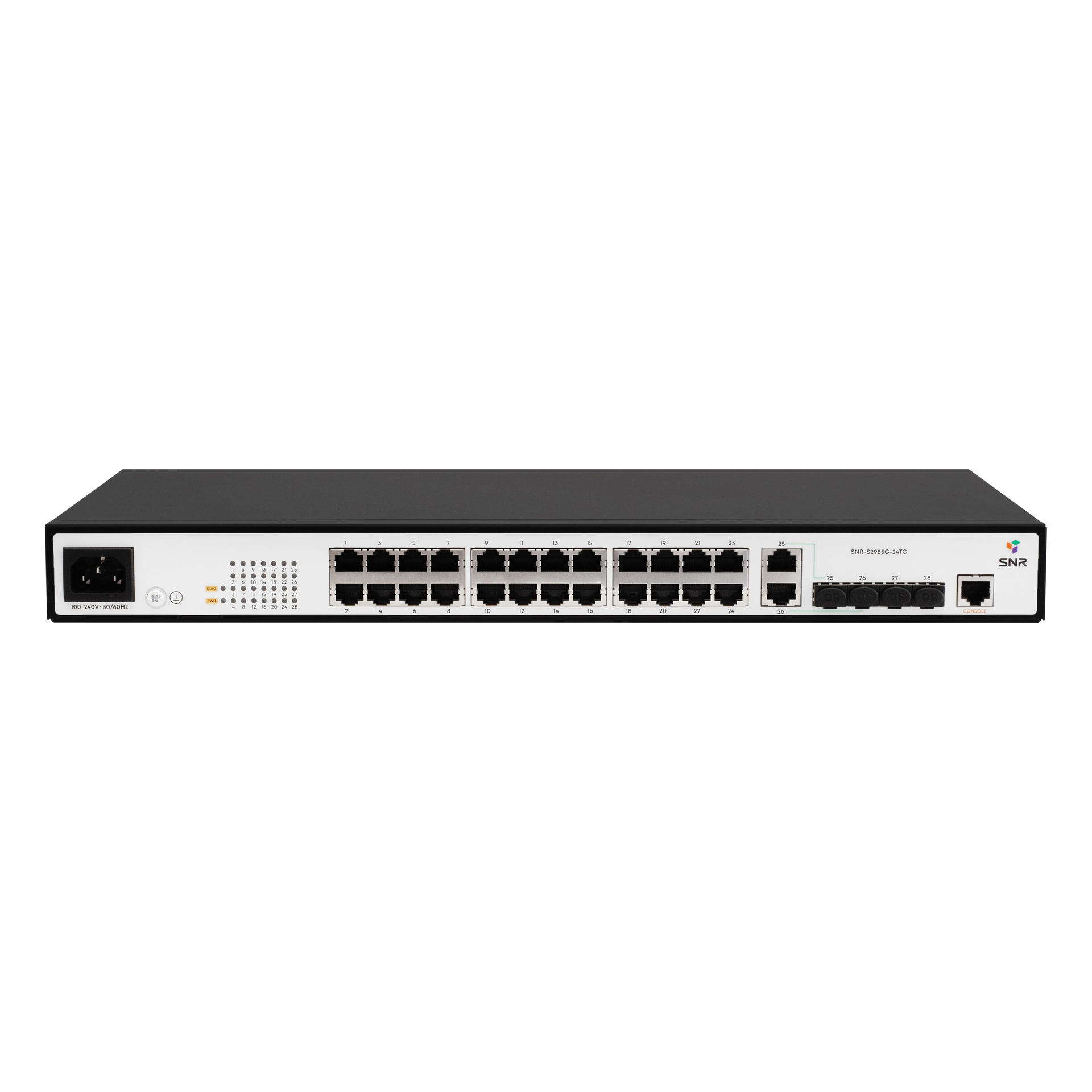 Управляемый коммутатор уровня 2 SNR-S2985G-24TC-RPS