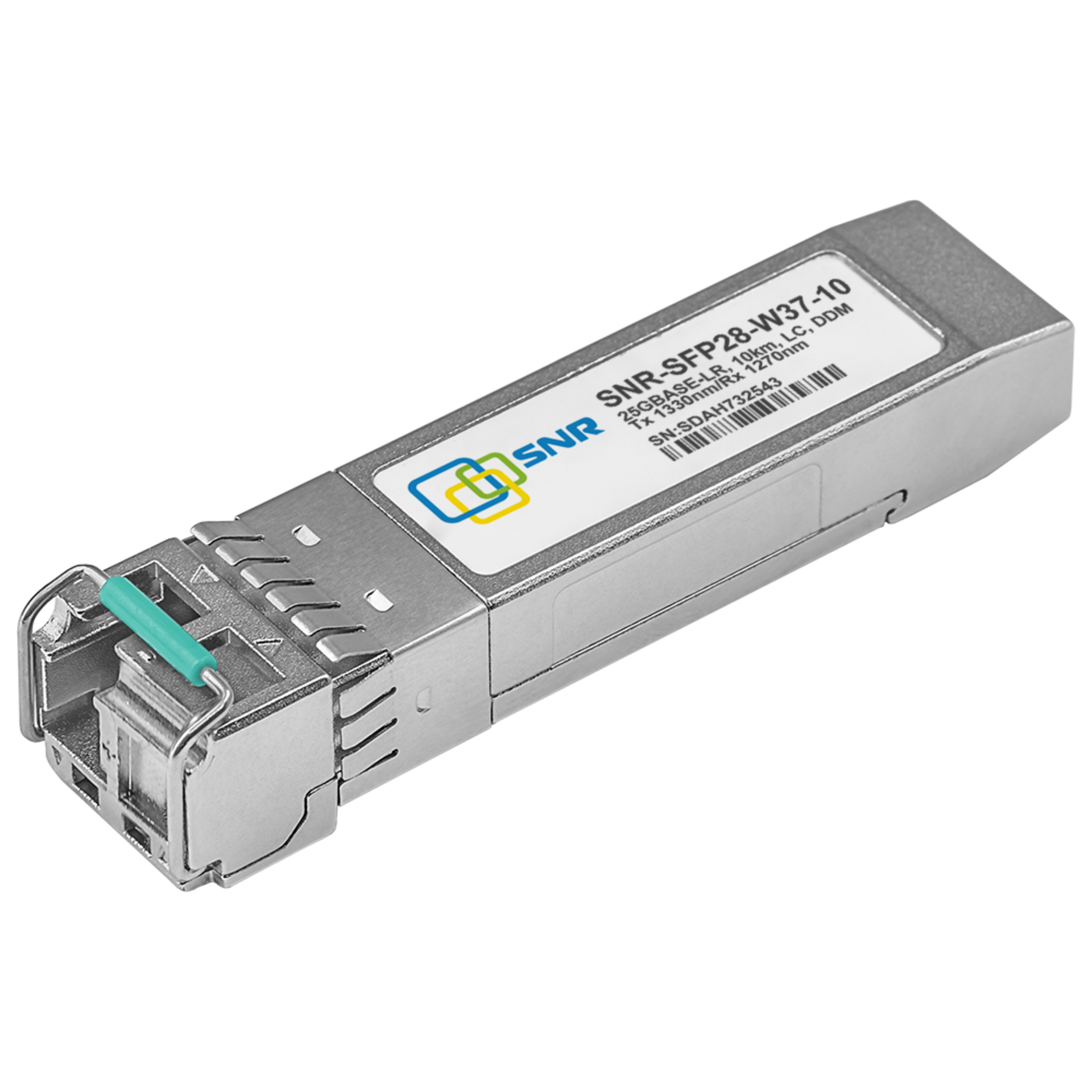 Модуль SFP28 WDM, 25GBASE, разъем LC, дальность до 10км, 1330нм