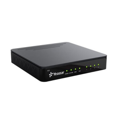 IP АТС Yeastar S20, 20 абонентов и 10 вызовов, поддержка FXO, FXS, GSM, BRI