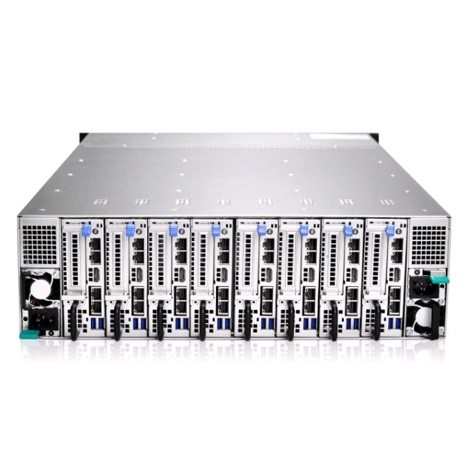 Серверная платформа Gooxi 3U SY308-S16R 8xNode, without CPU(LGA1151)/4*DDR4 ECC UDIMM/ C242 / no HDD(2)LFF/ 4xGE