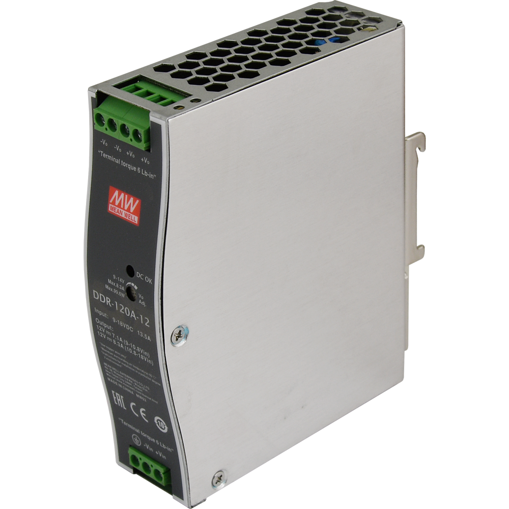DDR-120A-12 Преобразователь: DC/DC; 120Вт; Uвх:9 - 18В; Uвых:12ВDC; Iвых:8,3 А, Mean Well