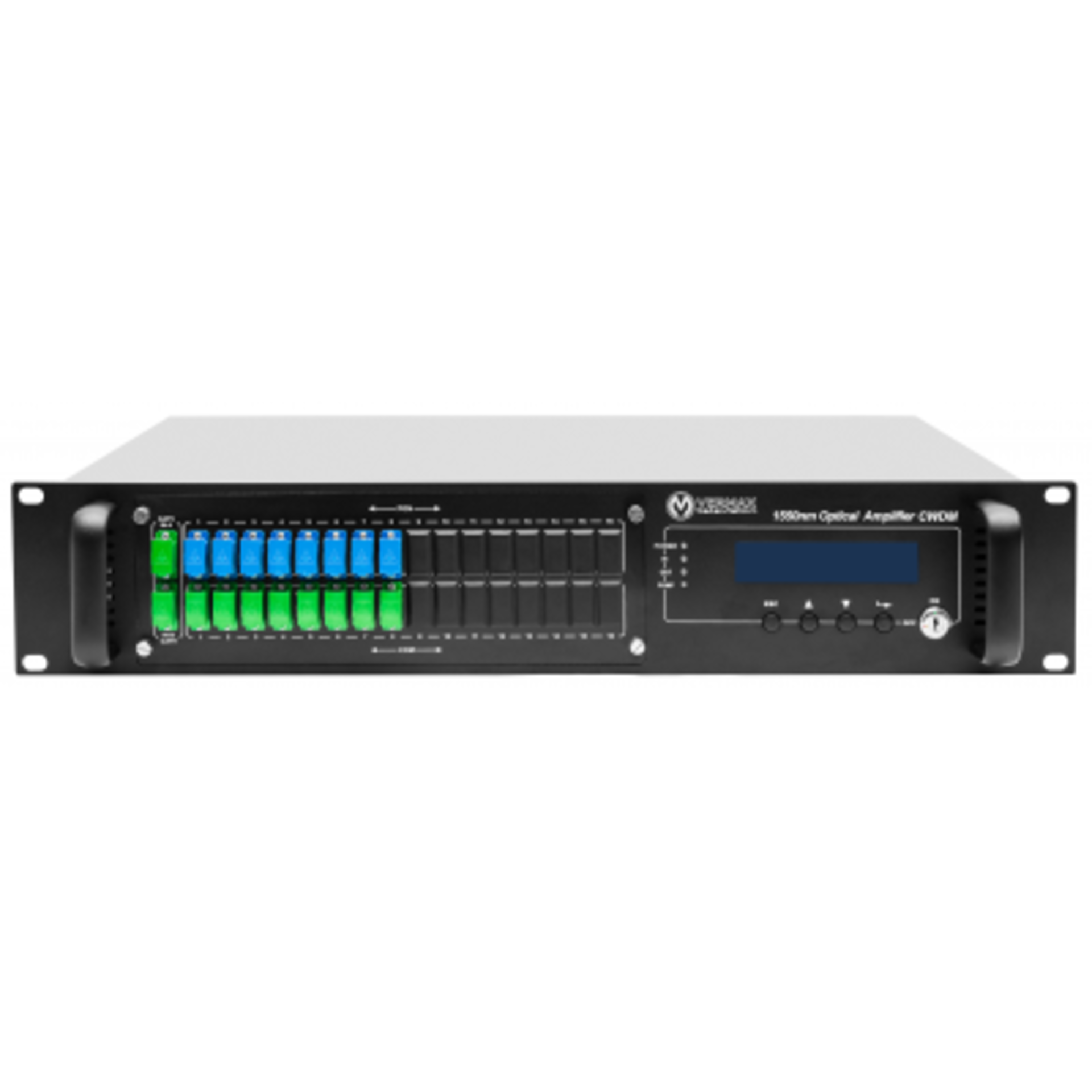 Оптический усилитель VERMAX для сетей КТВ, 2 входа, 8*16dBm выходов, WDM фильтр PON
