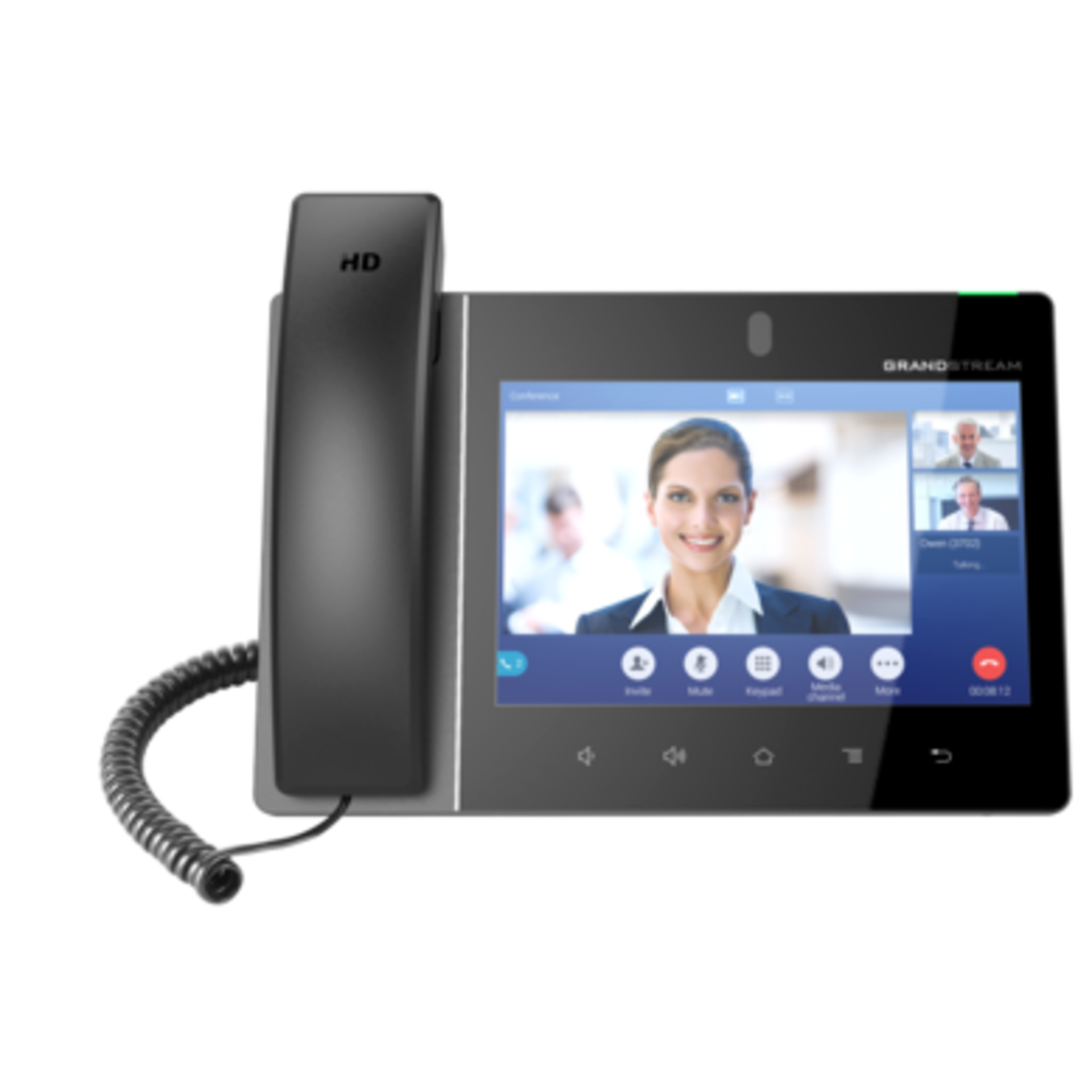 Grandstream GXV3380 - IP видеотелефон. 16 SIP аккаунтов, 16 линий, 8 (1280×800) мультитач экран, PoE, (1GbE)Gigabit Ethernet, Wi-Fi, Bluetooth