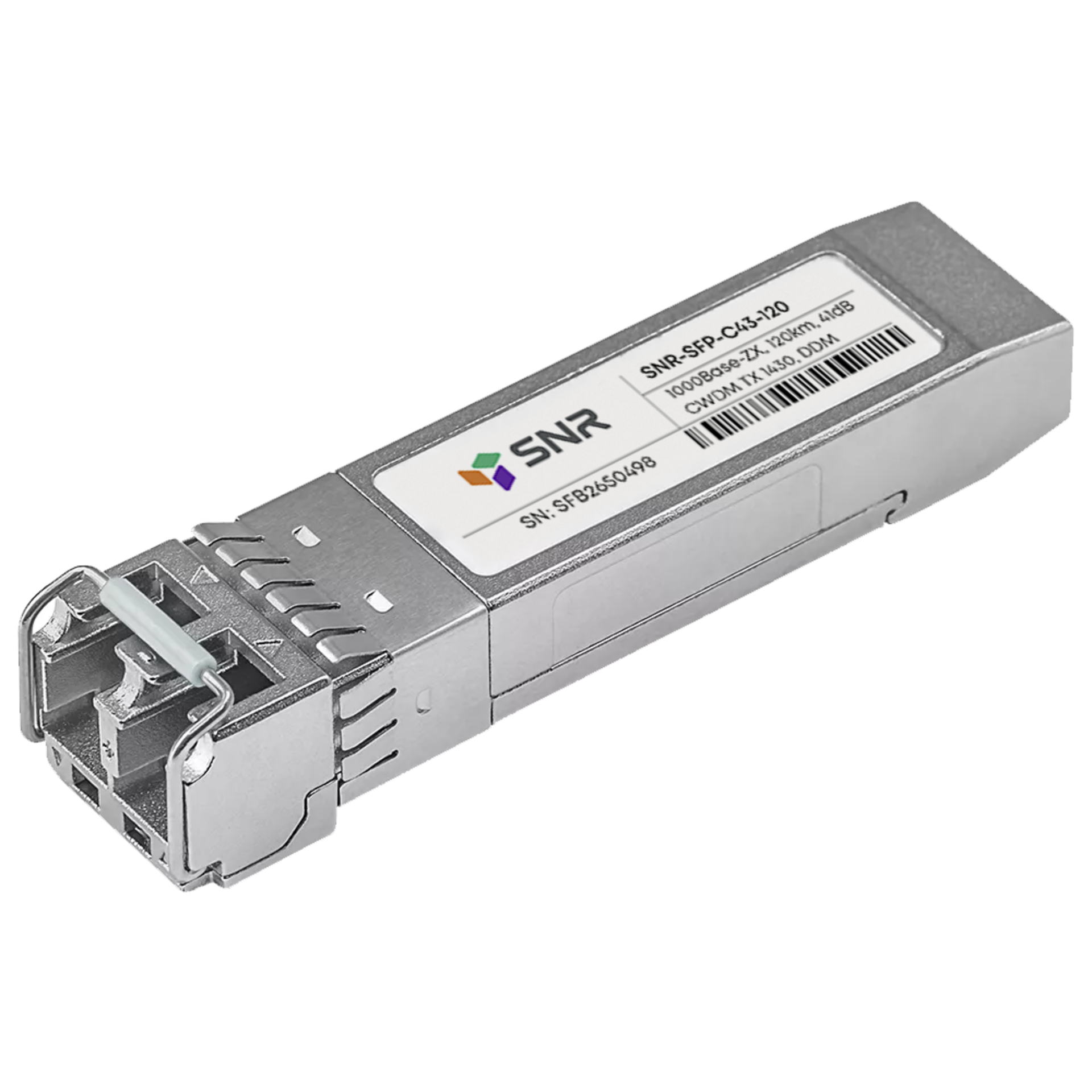 Модуль SFP CWDM оптический, дальность до 120км (41dB), 1430нм