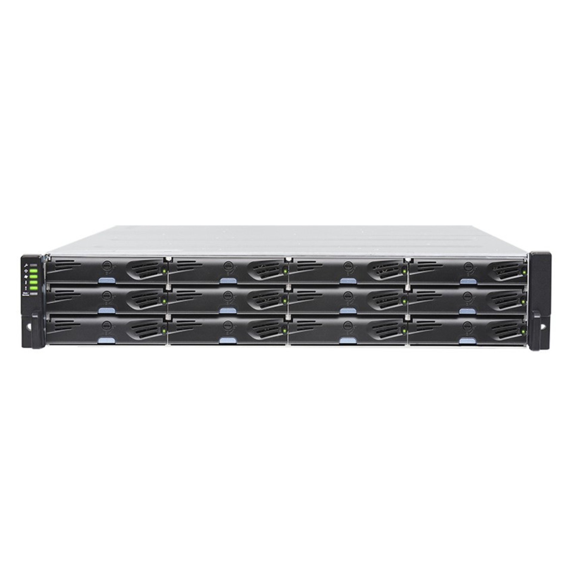 Система хранения данных Infortrend DS1012R2C-B Gen2 (2xCtrl, до 12xHDD, 2xSAS12G внеш. порт, 2x2GB, 8x1G порта iSCSI)