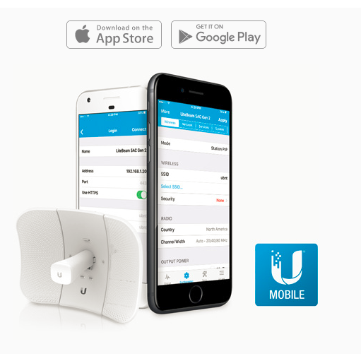 Беспроводной мост Ubiquiti  LiteBeam 5AC Gen2, 5GHz, 23dBi