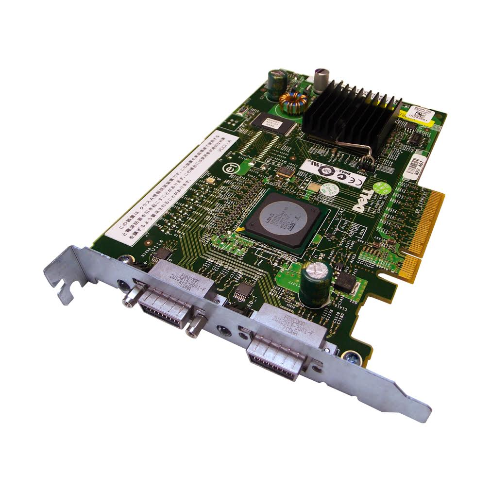 Адаптер шины Dell SAS 5/E HBA, Dual Port