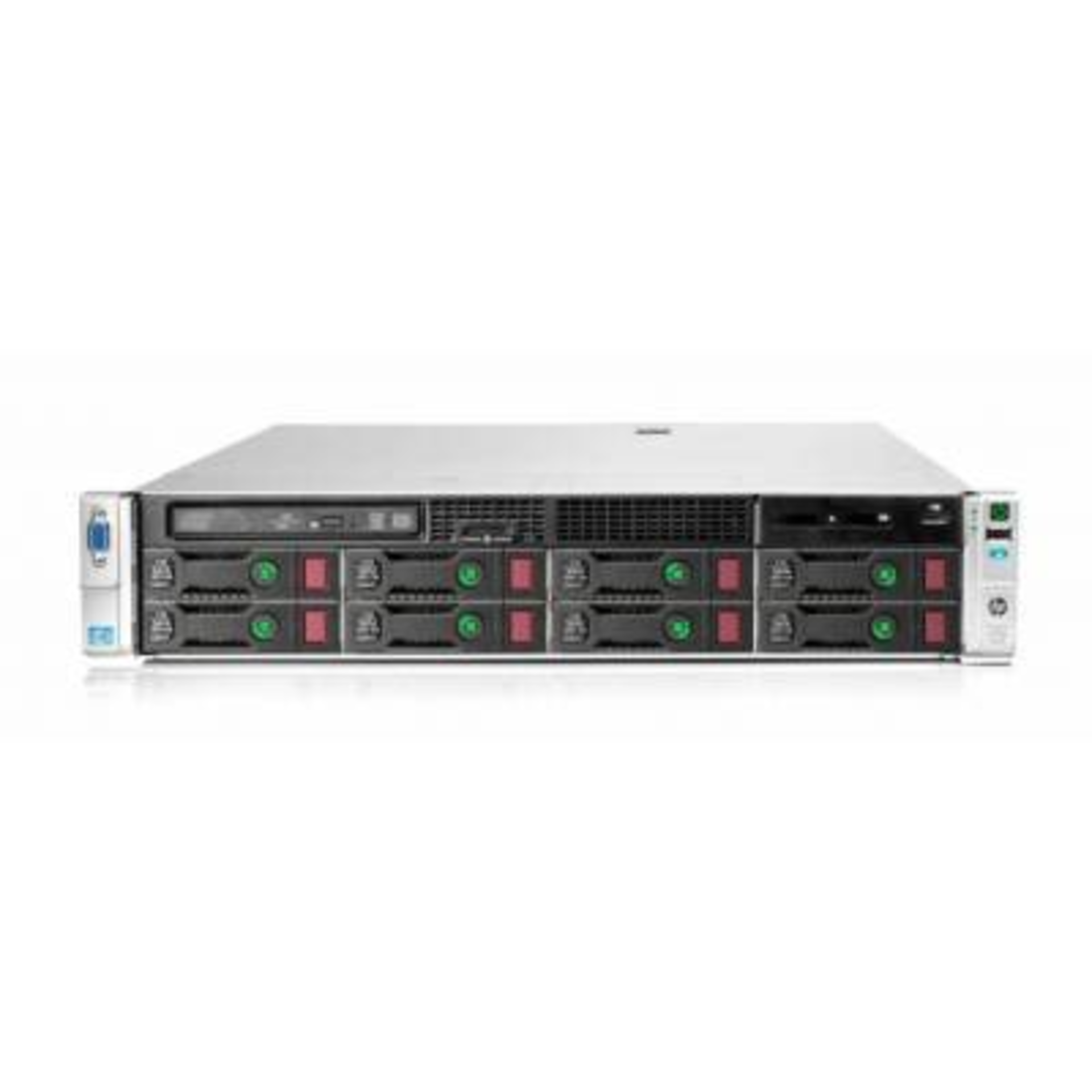 Сервер HP Proliant DL380p Gen8, 1 процессор Intel Xeon 6C E5-2640, 16GB DRAM, 8LFF, P420i/1GB FBWC