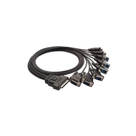 OPT-8D+ (CBL-M68M9X8) Разветвительный кабель для 8-портовых плат PCI Express, разъем DB9 папа MOXA