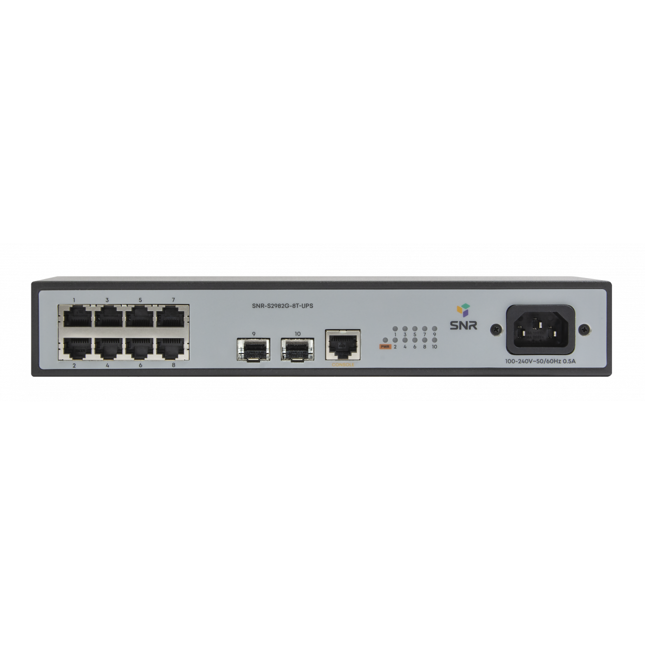Управляемый коммутатор уровня 2 SNR-S2982G-8T-UPS